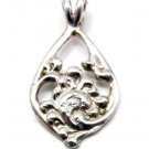 Sterling Silver Acanthus Pendant