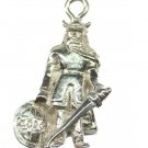 Sterling Silver Viking Soldier Keychain