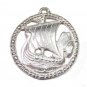 Sterling Silver Viking Ship Pendant