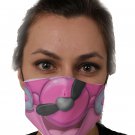 Fun Pink Airplane Face Mask/ Face Guard Washable