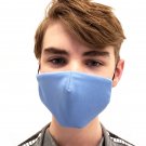 Blue Face Mask/ Face Guard Washable with Filter Pocket