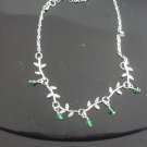 Dainty leaf necklace