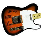 U2 Autographed Bono Edge + Signed Fender Guitar