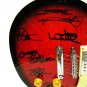 Guitar Rockers Autographed 12 String Guitar Clapton Dylan Keith Richards Slash