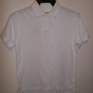 IZOD, Boys White Uniform polo style Shirt, Size: M (10/12) HUSKY
