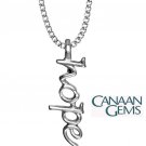 Stainless Steel "Hope" Pendant