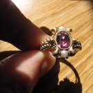 Vintage Amethyst & Pearl Ring