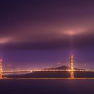 Fog City clouds above the golden gate