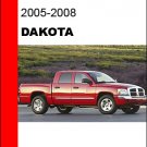 2005 2006 2007 2008 Dodge Dakota Service Repair Manual CD