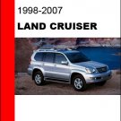 1998 1999 2000 2001 2002 2003 2004 2005 2006 2007 Toyota Land Cruiser Service Repair Manual CD