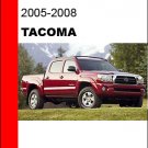 2005 2006 2007 2008 Toyota Tacoma Service Repair Manual CD