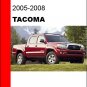 2005 2006 2007 2008 Toyota Tacoma Service Repair Manual CD