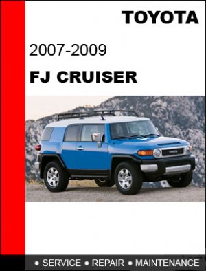 2007 2008 2009 Toyota Fj Cruiser Service Repair Manual Cd