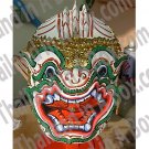 Thai Khone Mask Hanuman Dancer Costume Thai Headdress Ram-Thai Thailand Traditional Dance