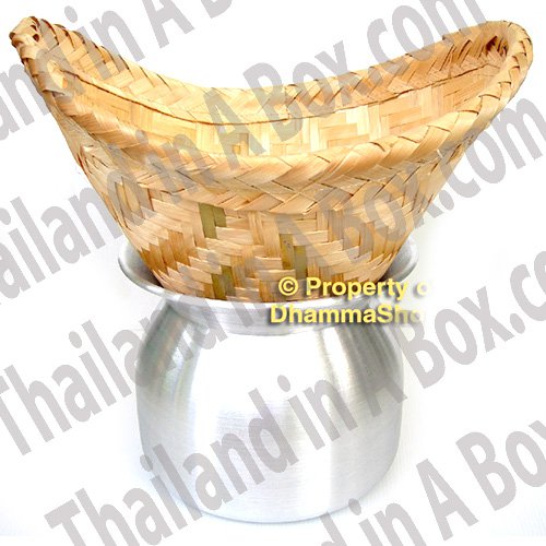 Thai Lao Streaming Sticky Rice Cook Thai Food Menu Recipe Kitchen Cookware Tool