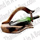 Wood Carving Buddha Hand Figure Home Decor Wine Holder