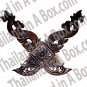 Thai Ka-Lear Lanna Art Roof Piece Wood Carving Wall Decor