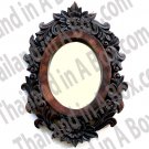 Wall Mirror Thai Art Hand Carved Wall Decor Photo Frame