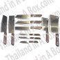 Set of 10 Kitchen Chef's Knives Kiwi Brand Thailand