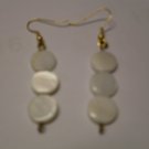 White Earrings  DC-E-0054