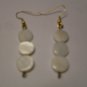 White Earrings  DC-E-0054