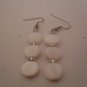 White Earrings  DC-E-0054