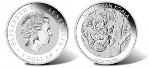 1 oz Silver Koala 2013