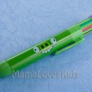 Angry Birds 8 Colors in 1 Multi ball-point pen Stationery Kids Gifts(Green)