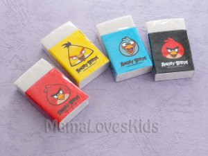 1pc x Angry Birds Rubber/Eraser stationery kids gifts