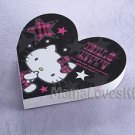 Sanrio Hello Kitty Heart Shape Writing Memo Note Pad Kids gifts Sheets party 06