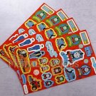 4 sheets/pk THOMAS THE TANK ENGINE TRAIN & Friends stickers Art Crafts Kids Red