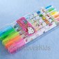 Sanrio Hello Kitty 5 Colors/set Frangrance Fluorescent Highlighter Pen Marker