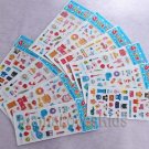 10x Cute Glitter Stickers Party Favors Kids Bulk Lot Art Crafts Gifts Teacher 03