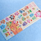 1x Cute clock Colorful sticker Kids gifts Arts Crafts Party Favor scrapbook