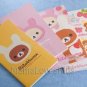1x San-X Rilakkuma Relax Bear Dairy Writing Paper NoteBook Journal Book Kid gift