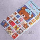 San-X Rilakkuma Relax Bear Puffy Padded Gel Sticker Arts Crafts kids scrapbook B