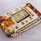 San-X Rilakkuma Relax Bear 10pcs/pk Pencil Kids gifts Stationery party favor B