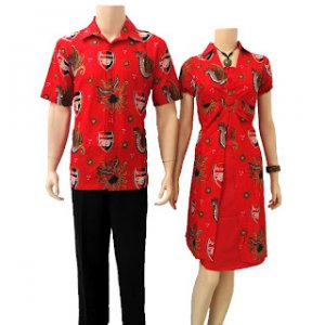 Batik Soccer Couple