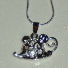 925 Sterling silver mouse necklace