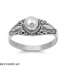 7MM 925 STERLING SILVER HANDMADE VINTAGE BALI BOHEMIAN INDONESIA RING SIZE 6-9