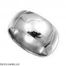 10MM Polished Comfort Fit Stainless Steel Unisex Men Wedding Band Ring Size 6-15