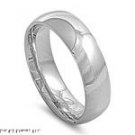 7MM HIGH Polished Stainless Steel Unisex Men Wedding Band Ring Size 12-15 R030