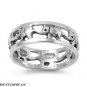 7mm LARGE Sterling Silver LUCKY CHARM FORTUNE Elephant Truck UP Head Ring 6-10