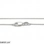 1mm Sterling Silver THIN BEAD chain necklace 14 16 18 20