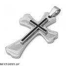 48MM 316L STAINLESS STEEL CROSS PENDANT