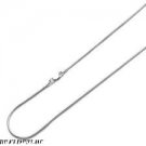 1.9MM STERLING SILVER ITALIAN 050 ROUND SNAKE NECKLACE 16 18 20 22 24 30 INCHES