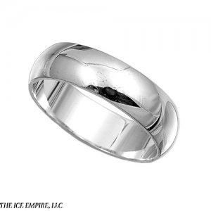 6MM ITALIAN Sterling Silver Polished Wedding Band Finger-Thumb-Toe Ring Sz 5-15