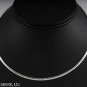 2MM STERLING SILVER ITALIAN OMEGA FLAT NECKLACE 16 18 INCHES C-OMEGA FLAT