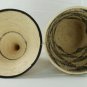 Handmade Woven Basket with Cone, Conical Lid Uganda Africa Millet Raffia