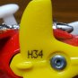 2015 Hot Wheels Sky Knife Helicopter Red Yellow Rescue Racers CDT18 Loose